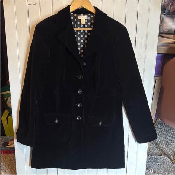 Whitewash Jackets & Blazers - Whitewash Blazer Black Velvet Size L